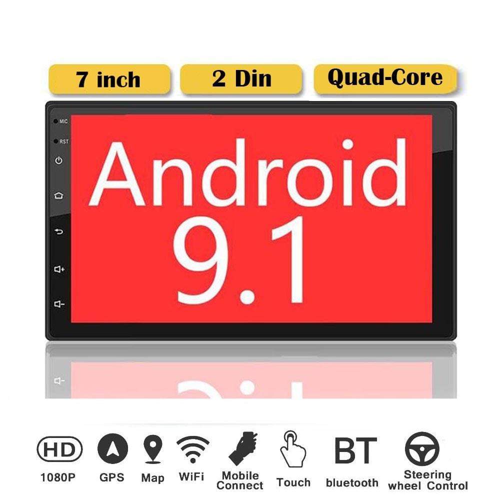Auto Radio - 2 Din - Android 9.1 - Play Store - Bluetooth - GPS