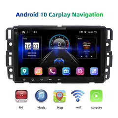 Binize 8 inch Chevy Radio Applicable Chevrolet Buick GMC Car Stereo Android EQ Setting with Hifi Effect, Bluetooth Music, FM Radio, Backup Camera Input, Built-In Mic, Build-In DVR Mirror Link Head Unit