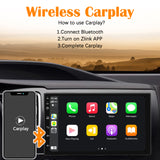 Binize 7" single din touch screen Android10 car radio with CarPlay
