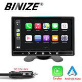 Binize Radio portátil Navegación GPS Compatible con CarPlay y Android AUTO