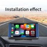 Binize 7in Wireless CarPlay y Android Auto Radio portátil para coche