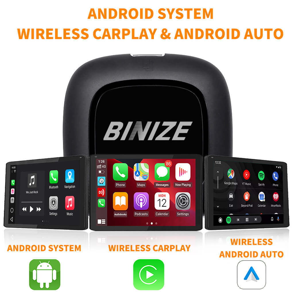 Binize Wireless CarPlay Media Box (Renewed) for OEM Wired CarPlay